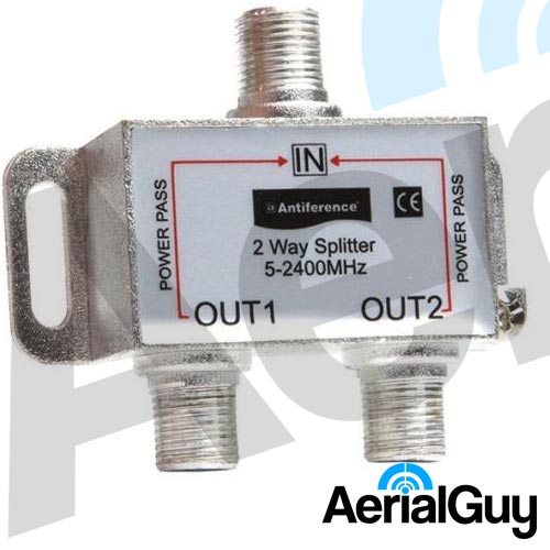 AerialGuy - Antiference 2 Way Indoor Splitter