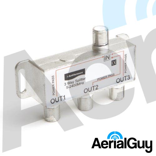 AerialGuy - Antiference 3 Way Indoor Splitter