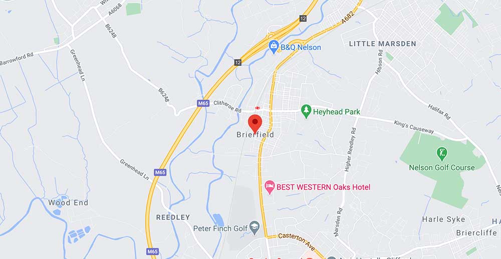 Coverage Map for Aerial Installation in Brierfield