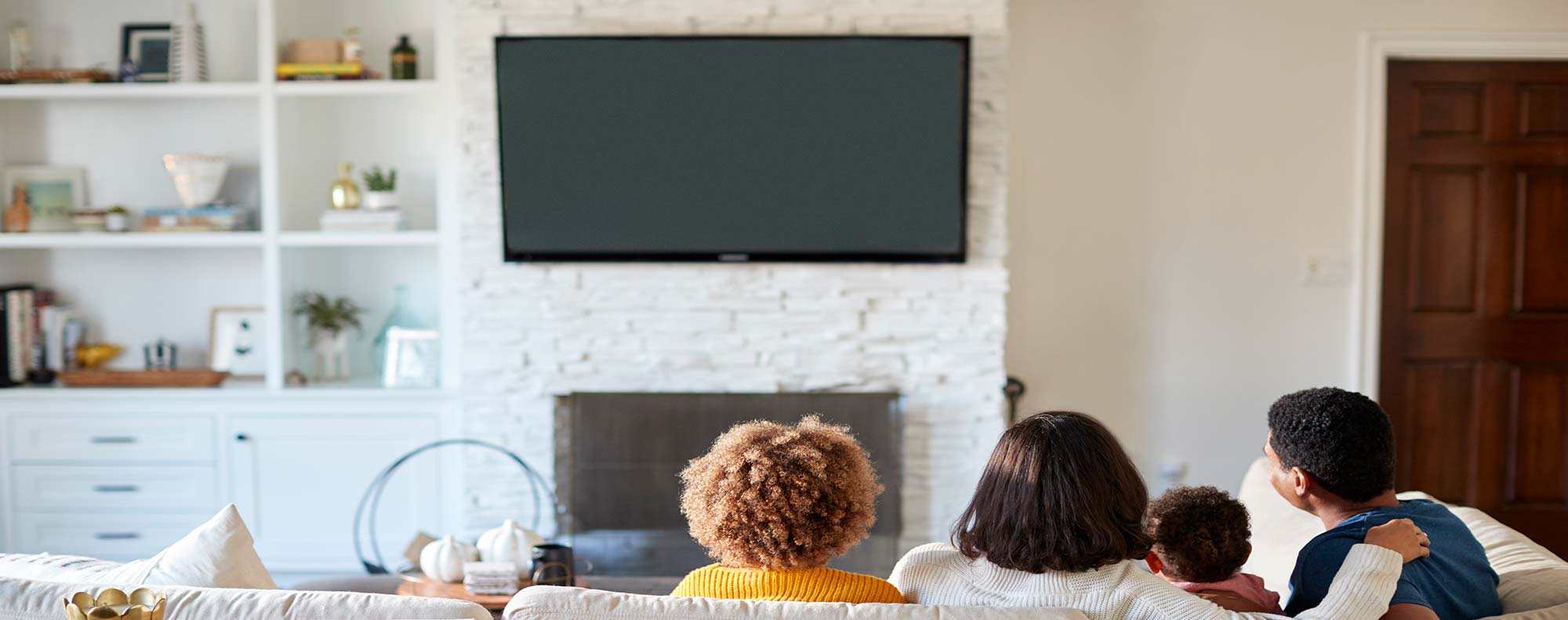 Flat Screen TV Mounted on Wall in Lancashire